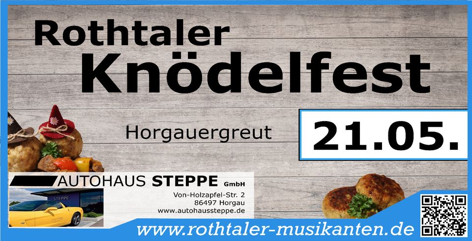 4. Rothtaler Knödelfest am 21.05.2022